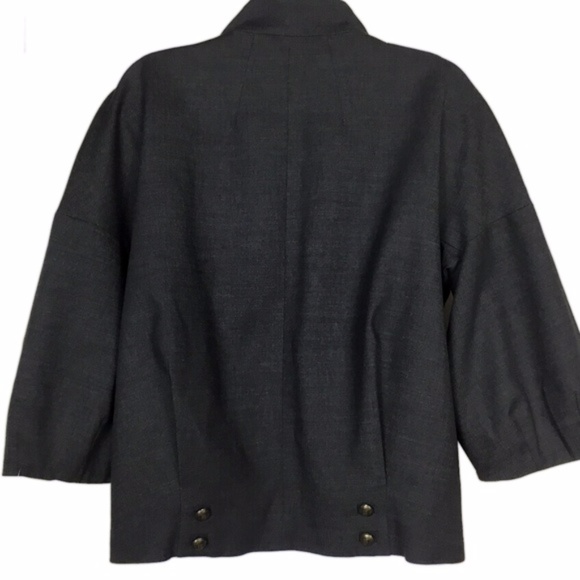 Black Military Style Jacket Bracelet Sleeves - Picture 3 of 8